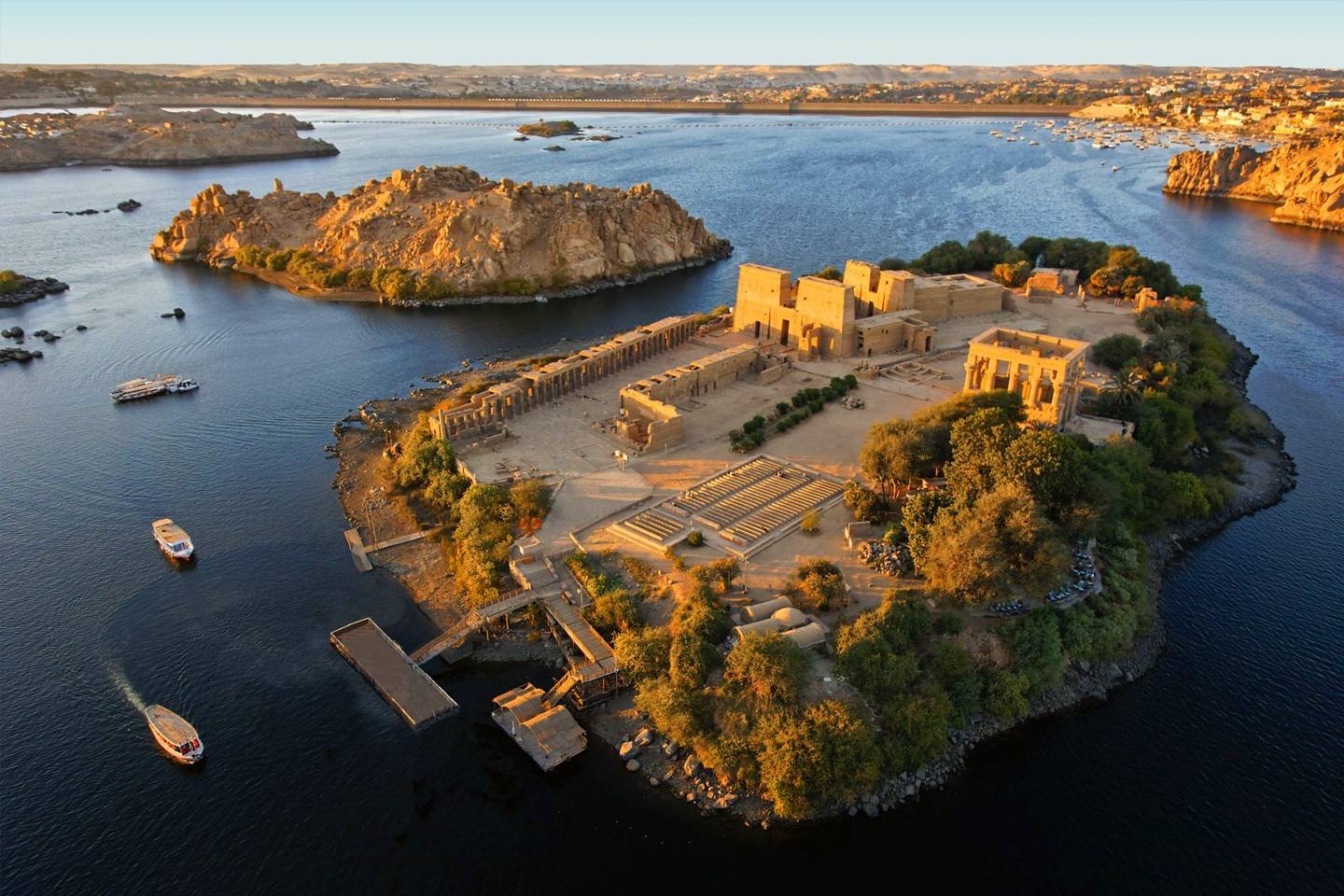 Flight to Aswan, Philae Island & Nile Cruise Embarkation